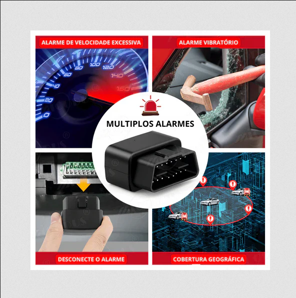 Rastreador Global Inteligente de Carro GPS-  OBD Smart Key - Anti-Roubo.